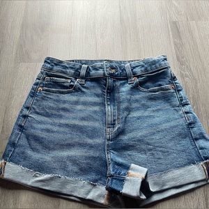 AE Ne(x)t Level High-Waisted Denim Short Short